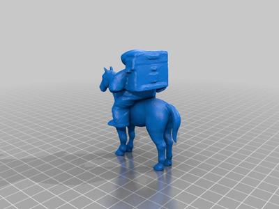 astronaut riding a horse