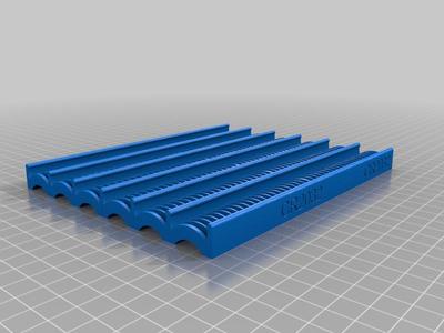 CR2032 Battery Storage Tray by paperswords arrayed