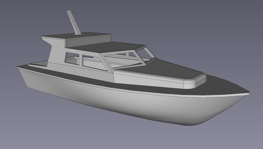 RC Cabin Cruiser Xenie