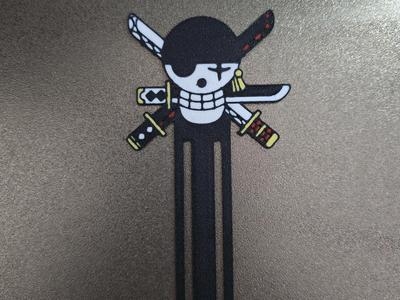 Zoro One Piece Bookmark for Kids