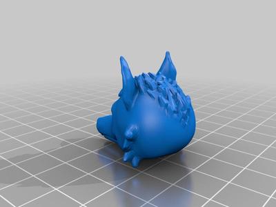 Toony Wolf Head