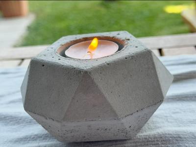 Mold for Concrete Tea Light Candle