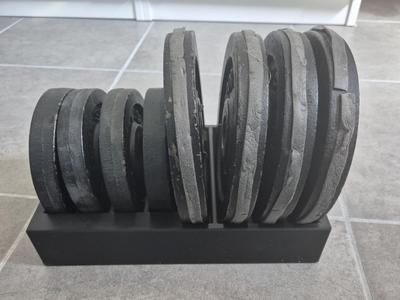 Weight plate rack for 1.25KG and 2.5KG weights
