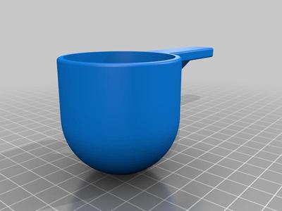Washing powder dosing cup 