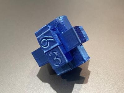 Chinese Burr Puzzle 6-piece