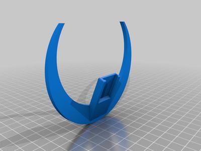 Crescent Moon Microphone/Cold Shoe Stand (reduced angle)