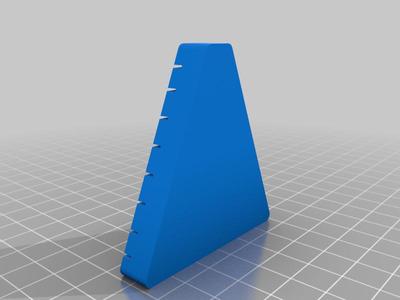 Feather block for fly tying