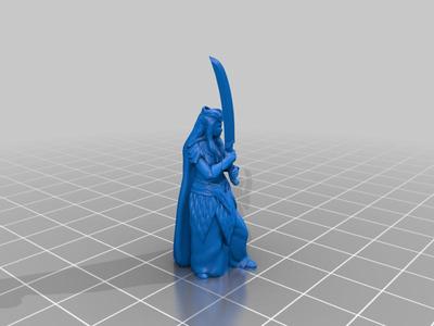 elf with sword
