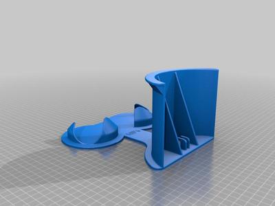 10P6's Meta Quest 3 Wall Mount - Shortened and No supports version