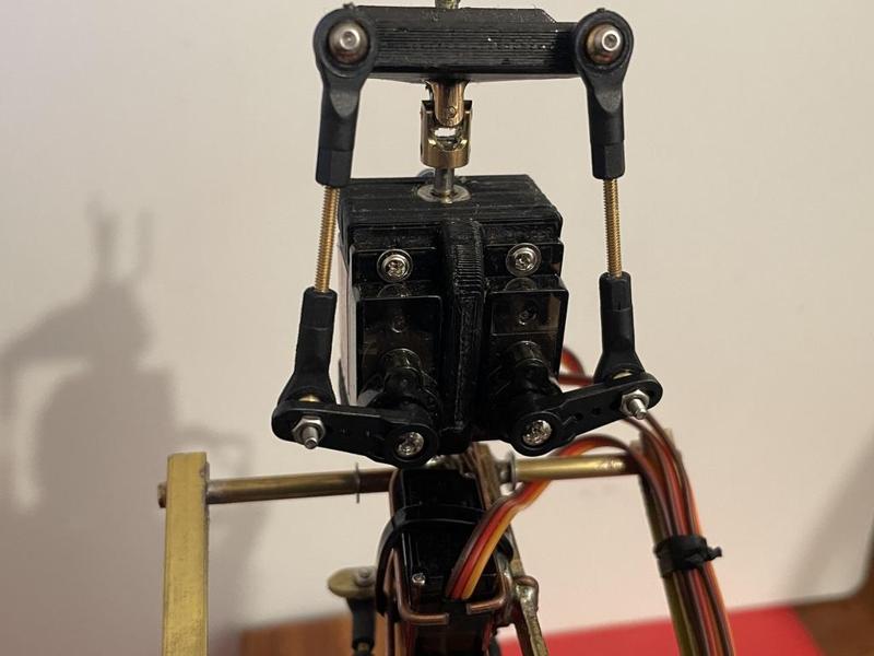 Animatronic neck  - small, for MG90 servos