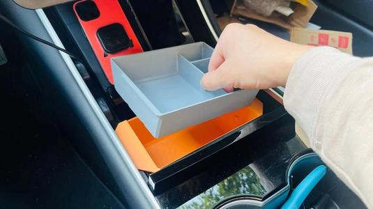 Tesla Model 3 Console Tray Double layer
