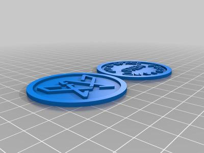 USAF/USSF STEM Outreach coin halves