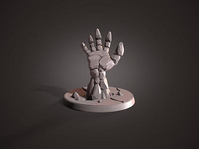 Stone hand