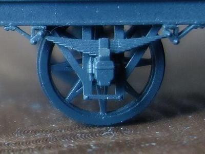 Railcar suspension unit 1:87