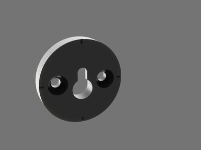 Keyhole hanger insert Ø35