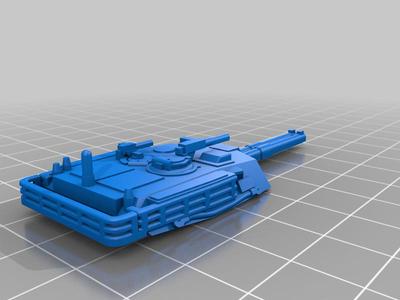 Remixed M1A1 Abrams Tank