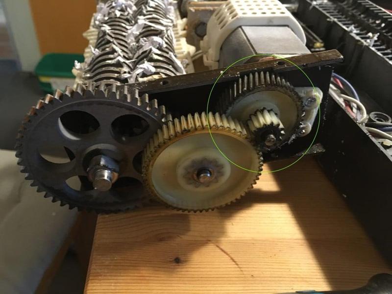 Pinion for shredder/ Zahnrad Antrieb Hama Schredder