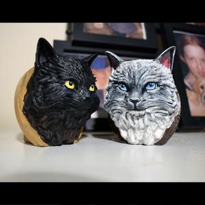 Long Hair Cat Bust Portrait
