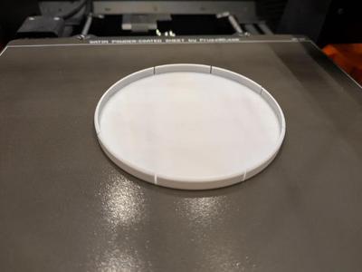 Christmas litophane bottom cover   