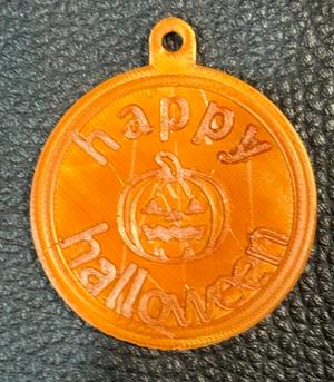 Halloween "happy Halloween" keychain