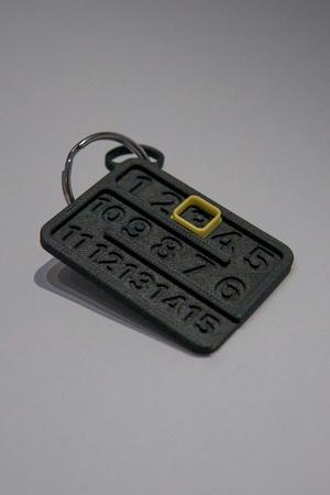Keychain Counter Slider 1 to 15