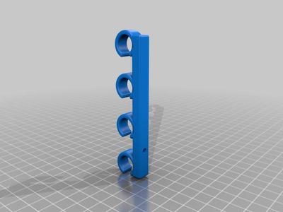 Wall hook for cable hold/direction