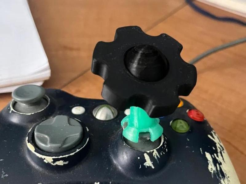 Tumbstick adapter for swashplate reel Xbox360 