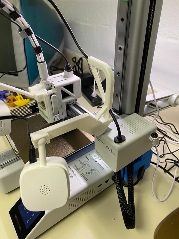 A1 Mini Tapo Mount w/ Cable Guide