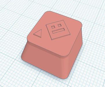 Geometry dash keycap   