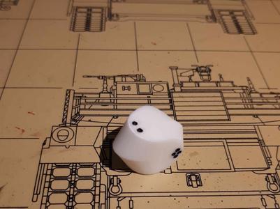 Non-Pyramidal d4 Die