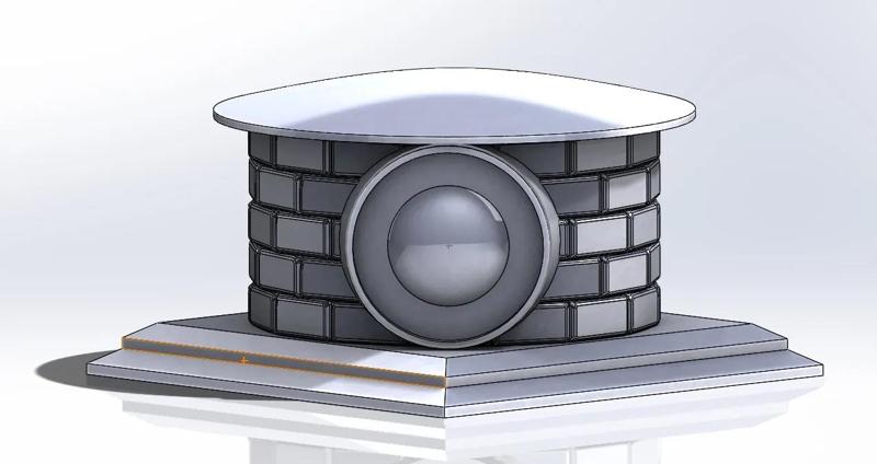 Pedestal for an award or statue   