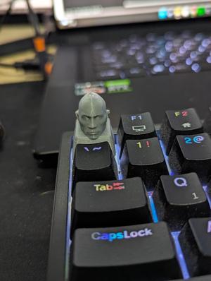 the rock head keycap