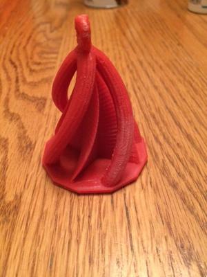 Spiraled Christmas Tree Ornament