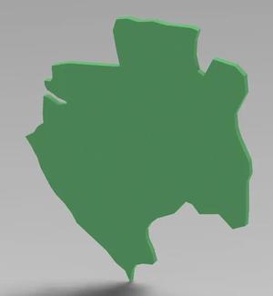 Map of Gabon   