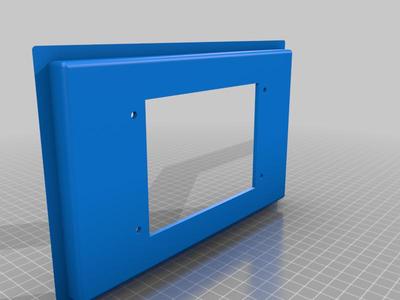 Raspberry Pi 7" Touch Display Flush Wall Mount Panel for Home Automation Kiosk