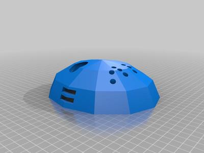 Low-Poly hockey mask