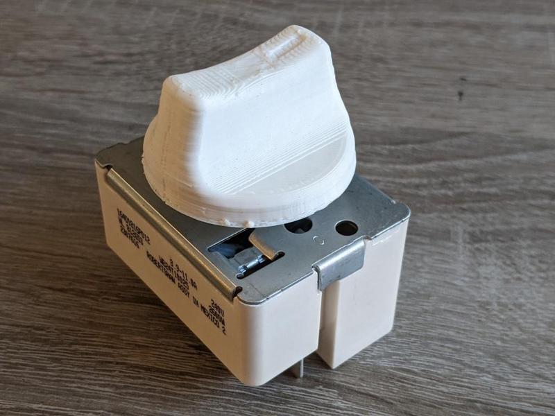 Stove Range control dial knob for electric "Robertshaw" type