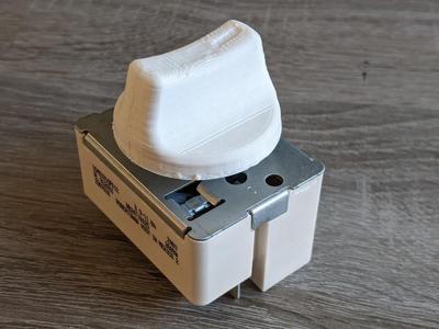 Stove Range control dial knob for electric "Robertshaw" type