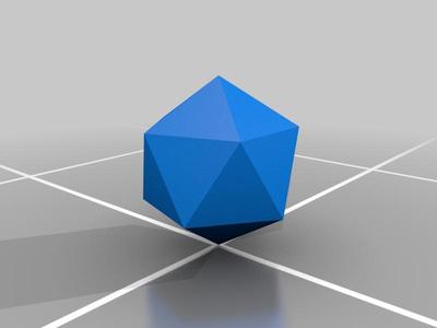 Ode to the fins of an icosahedron