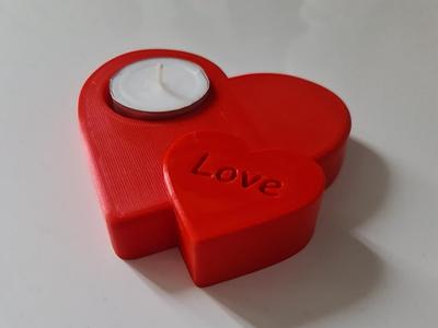 Tealight Heart