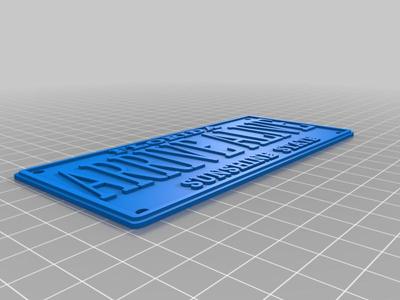 Arrive Alive License Plate Flotida