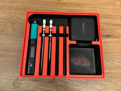 Gridfinity Pinecil, Tip, Charger Holder 
