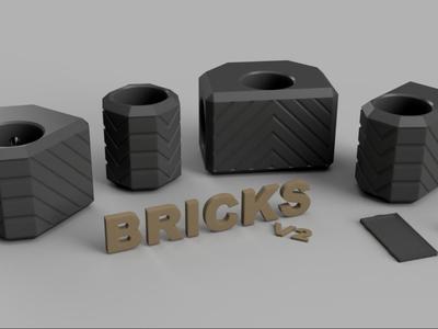 Modular Shelf Bricks v2 - Customization