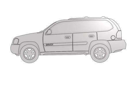 2002 GMC Envoy side view   