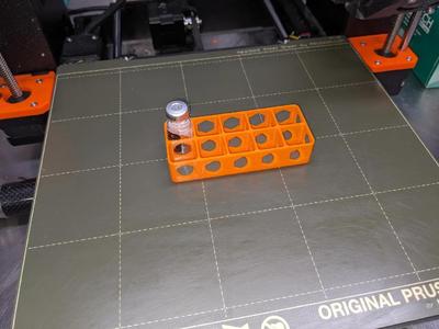 Vial Holder - Parametric - Multiple Row/Column Versions   