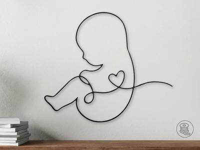 Baby Heart Wall Art   