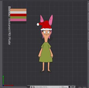 Louise Belcher Christmas Ornament   