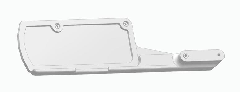 AMS Hub left side relocation bracket
