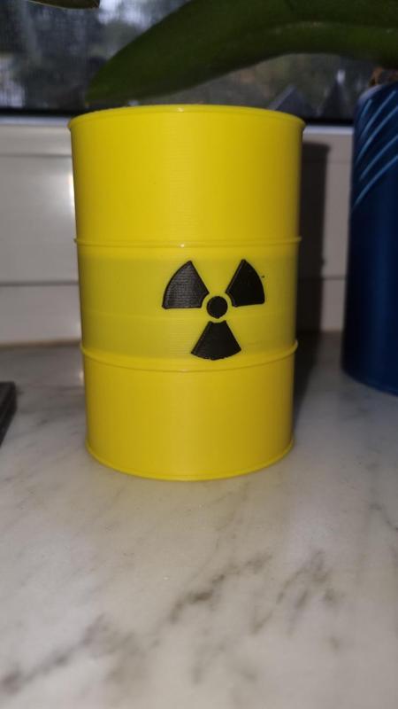 Nuclear Waste Barrel ( Pencil Holder ) 