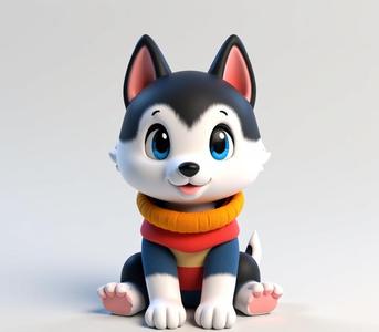 snow the husky 
